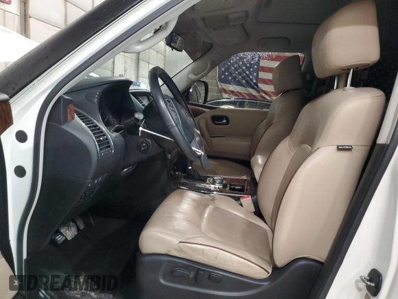 2018 Nissan Armada Platinum with VIN JN8AY2NE0J9730294, listed as a Copart auction lot 47524605 with 154,265 mi miles and Salvage Title. Bid and sale history available at carsss.com. Image 7.