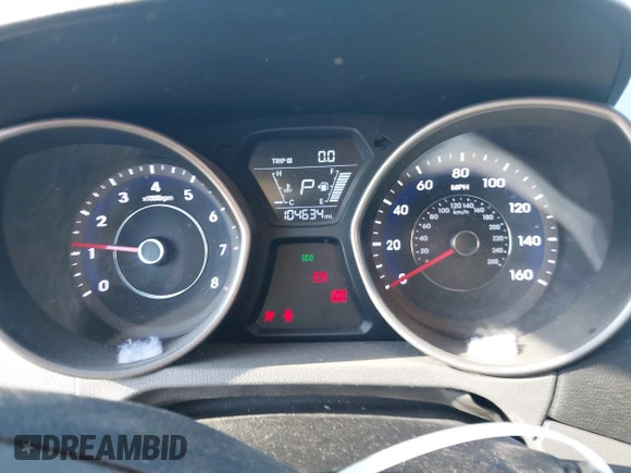 2015 Hyundai Elantra SE with VIN 5NPDH4AE7FH636230, listed as a IAAI auction lot 42243538 with 104,634 mi miles and . Bid and sale history available at DreamBid. Image 7.