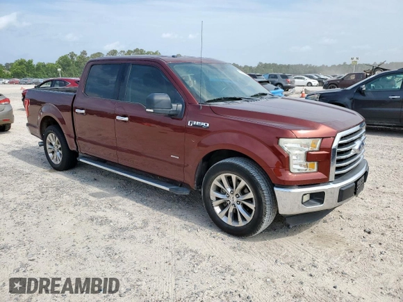 2015 Ford F-150 XL with VIN 1FTEW1CP4FKD76832, listed as a Copart auction lot 57607715 with 183,177 mi miles and Salvage title. Bid and sale history available at DreamBid. Image 4.