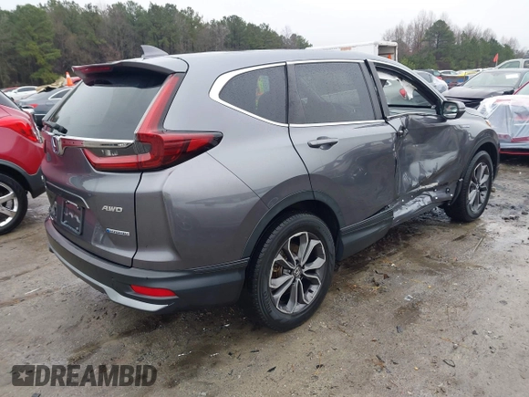 2020 Honda CR-V EX-L with VIN 7FART6H8XLE011609, listed as a IAAI auction lot 41573897 with 95,966 mi miles and . Bid and sale history available at DreamBid. Image 4.