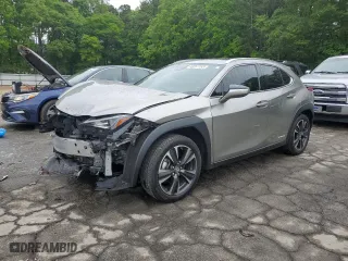 2021 Lexus UX with VIN JTHX9JBH9M2042298, listed as a Copart auction lot 50257753 with 38,328 mi miles. Bid and sale history available at carsss.com. Image 1.