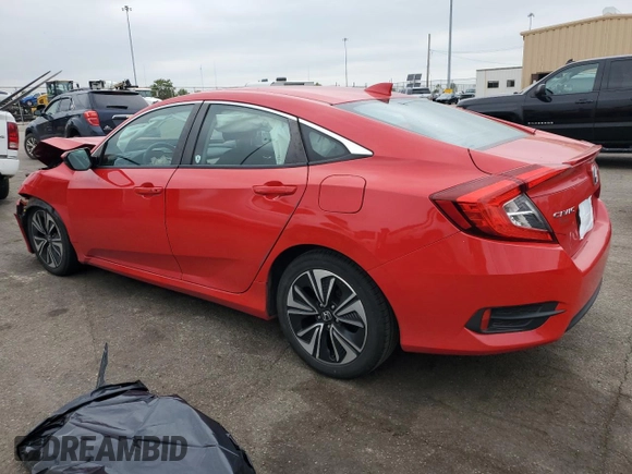 2016 Honda Civic EX-T with VIN 2HGFC1F36GH648281, listed as a Copart auction lot 58599385 with 131,145 mi miles and Salvage title. Bid and sale history available at DreamBid. Image 2.