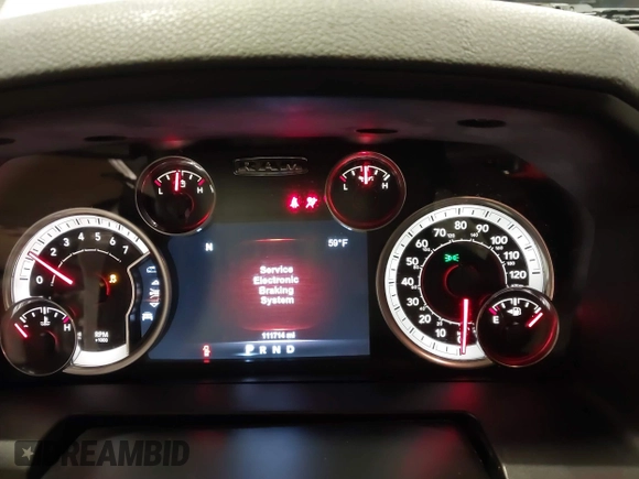 2017 Ram 1500 Big Horn with VIN 1C6RR6LT2HS547932, listed as a IAAI auction lot 41293077 with 111,714 mi miles and . Bid and sale history available at DreamBid. Image 7.