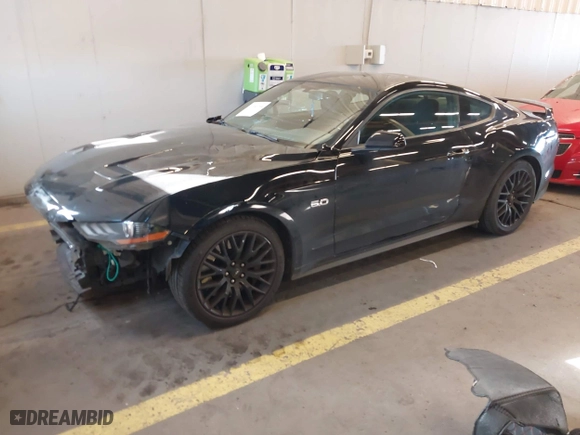 2018 Ford Mustang GT with VIN 1FA6P8CF2J5157849, listed as a IAAI auction lot 41556758 with 47,351 mi miles. Bid and sale history available at carsss.com. Image 22.
