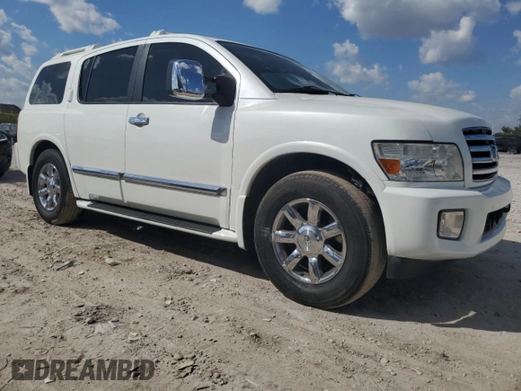 2007 Infiniti QX56 z VIN 5N3AA08C17N802573, wystawiony jako Copart lot #47557175 z przebiegiem 263 078 mil mil oraz Szkoda całkowita • Salvage title. Historia ofert i sprzedaży dostępna na DreamBid. Obrazek 4.