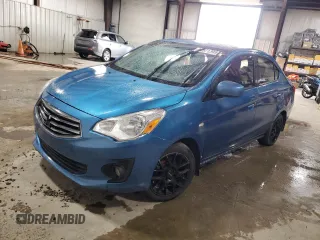 2019 Mitsubishi Mirage G4 ES with VIN ML32F3FJ3KHF07784, listed as a Copart auction lot 44571395 with 88,013 mi miles and Salvage Title. Bid and sale history available at carsss.com. Image 1.
