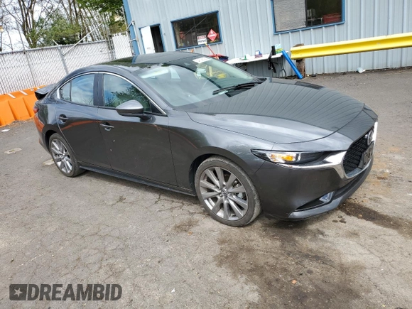 2022 Mazda 3 Preferred with VIN 3MZBPACL8NM303657, listed as a Copart auction lot 54109305 with 43,325 mi miles and Salvage title. Bid and sale history available at DreamBid. Image 4.