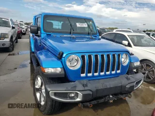 2022 Jeep Wrangler Unlimited Sahara z VIN 1C4HJXEG3NW246088, wystawiony jako Copart lot #74558574 z przebiegiem Nie podano mil oraz Nie do naprawy • Non repairable. Historia ofert i sprzedaży dostępna na DreamBid. Obrazek 5.