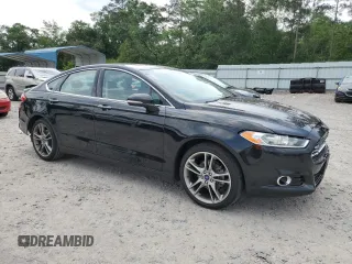 2016 Ford Fusion Titanium with VIN 3FA6P0D91GR108240, listed as a Copart auction lot 57614835 with 143,316 mi miles and Salvage title. Bid and sale history available at DreamBid. Image 4.