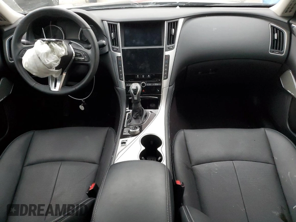 2024 Infiniti Q50 Luxe with VIN JN1EV7BR9RM632130, listed as a Copart auction lot 82011124 with Not Provided miles and Salvage Title. Bid and sale history available at DreamBid. Image 8.