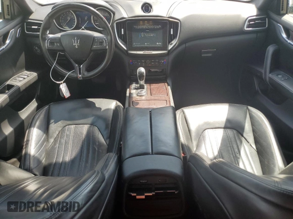 2018 Maserati Ghibli with VIN ZAM57XSL8J1268626, listed as a Copart auction lot 53463005 with 49,616 mi miles and Salvage Title. Bid and sale history available at carsss.com. Image 8.