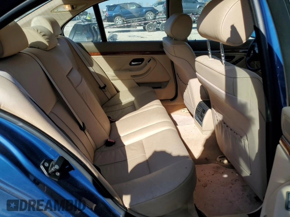 2002 BMW 5 Series 530iA with VIN WBADT63482CH86089, listed as a Copart auction lot 77243944 with 116,240 mi miles and Salvage Title. Bid and sale history available at carsss.com. Image 10.