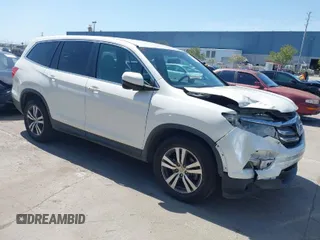 2016 Honda Pilot EX with VIN 5FNYF6H32GB074518, listed as a IAAI auction lot 41970183 with 147,640 mi miles. Bid and sale history available at carsss.com. Image 1.