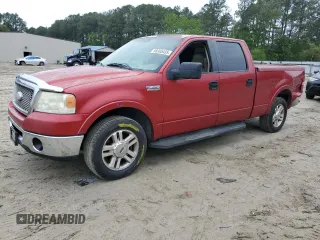 2007 Ford F-150 XLT with VIN 1FTPW12V77FA68590, listed as a Copart auction lot 56565435 with 196,268 mi miles and Salvage title. Bid and sale history available at DreamBid. Image 1.