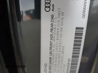 2019 Audi A5 Premium Plus with VIN WAUTNAF54KA008183, listed as a Copart auction lot 50423625 with 50,476 mi miles and Salvage Title. Bid and sale history available at DreamBid. Image 12.