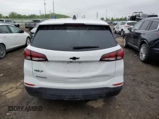 2023 Chevrolet Equinox LS with VIN 3GNAXHEGXPL244473, listed as a Copart auction lot 57528505 with 18,244 mi miles and Non repairable. Bid and sale history available at DreamBid. Image 6.
