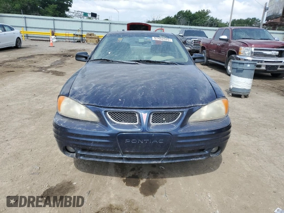 2001 Pontiac Grand Am SE1 with VIN 1G2NF52T31M547738, listed as a Copart auction lot 57442525 with 180,899 mi miles and Salvage title. Bid and sale history available at DreamBid. Image 5.