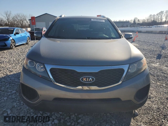 2011 Kia Sorento LX with VIN 5XYKTDA29BG065420, listed as a Copart auction lot 44386425 with 167,033 mi miles and Salvage Title. Bid and sale history available at carsss.com. Image 5.