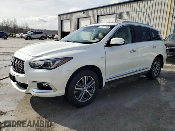 2020 Infiniti QX60 Luxe z VIN 5N1DL0MM2LC533522, wystawiony jako Copart lot #51003365 z przebiegiem 64 208 mil mil oraz Szkoda całkowita • Salvage title. Historia ofert i sprzedaży dostępna na DreamBid. Obrazek 1.