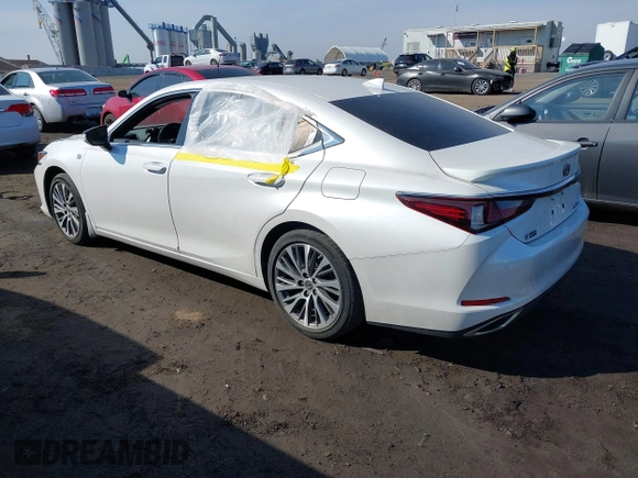 2020 Lexus ES with VIN 58ADZ1B14LU060691, listed as a IAAI auction lot 41633019 with 28,176 mi miles. Bid and sale history available at carsss.com. Image 3.