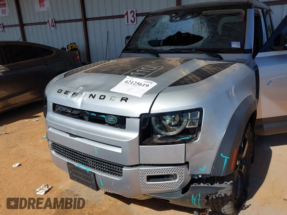 2020 Land Rover Defender HSE with VIN SALE1EEU3L2005075, listed as a IAAI auction lot 42125619 with 83,209 mi miles and . Bid and sale history available at DreamBid. Image 6.