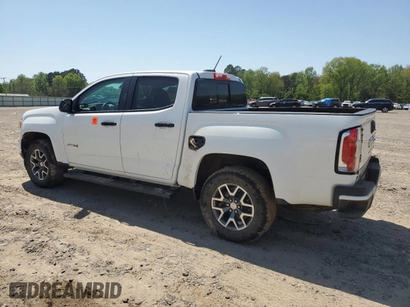2021 GMC Canyon 4WD AT4 z VIN 1GTG6FEN5M1118081, wystawiony jako Copart lot #52452785 z przebiegiem 92 960 mil mil oraz Szkody całkowita. Historia ofert i sprzedaży dostępna na DreamBid. Obrazek 2.