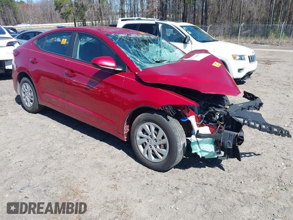 2017 Hyundai Elantra SE z VIN 5NPD74LF6HH187652, wystawiony jako IAAI lot #41822167 z przebiegiem 71 582 mil mil oraz . Historia ofert i sprzedaży dostępna na DreamBid. Obrazek 1.