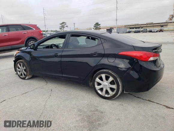 2013 Hyundai Elantra Limited with VIN 5NPDH4AE8DH254009, listed as a Copart auction lot 51278115 with 131,463 mi miles and Salvage Title. Bid and sale history available at DreamBid. Image 2.