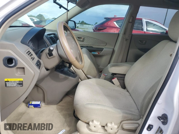 2007 Hyundai Tucson GLS with VIN KM8JM12B17U647826, listed as a Copart auction lot 74586934 with 0 mi miles and Salvage Title. Bid and sale history available at carsss.com. Image 7.