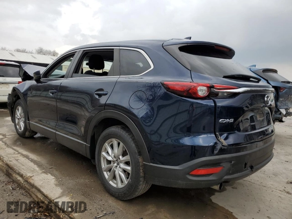 2016 Mazda CX-9 Sport with VIN JM3TCABYXG0122685, listed as a Copart auction lot 38173303 with 48,197 mi miles. Bid and sale history available at carsss.com. Image 2.