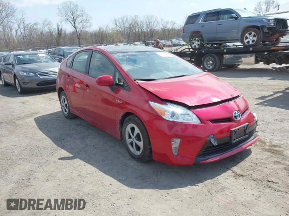2014 Toyota Prius Four with VIN JTDKN3DU9E1829059, listed as a IAAI auction lot 42007022 with 71,854 mi miles. Bid and sale history available at carsss.com. Image 1.