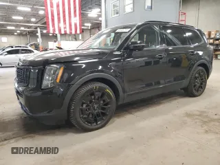 2022 Kia Telluride SX z VIN 5XYP5DHC1NG282155, wystawiony jako Copart lot #53046715 z przebiegiem 43 921 mil mil oraz Szkoda całkowita • Salvage title. Historia ofert i sprzedaży dostępna na DreamBid. Obrazek 1.