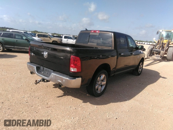2014 Ram 1500 Big Horn with VIN 1C6RR6LT7ES229297, listed as a IAAI auction lot 42387218 with 99,811 mi miles and . Bid and sale history available at DreamBid. Image 4.