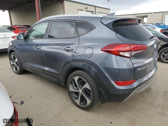 2016 Hyundai Tucson Limited with VIN KM8J33A25GU211142, listed as a Copart auction lot 49977705 with 127,298 mi miles and Clean Title. Bid and sale history available at carsss.com. Image 2.