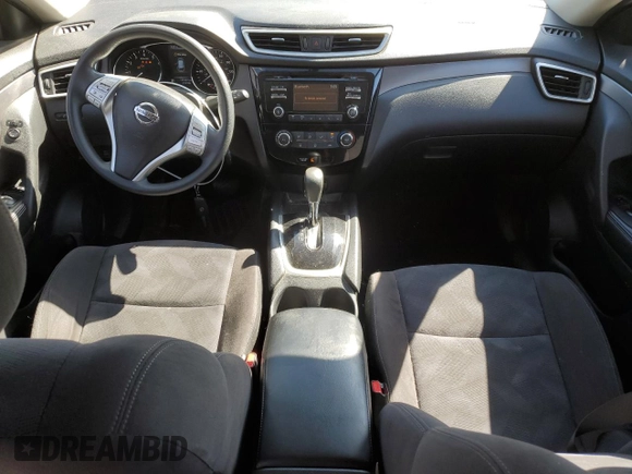 2015 Nissan Rogue S with VIN KNMAT2MV4FP523213, listed as a Copart auction lot 52674065 with 131,037 mi miles and Salvage Title. Bid and sale history available at DreamBid. Image 8.