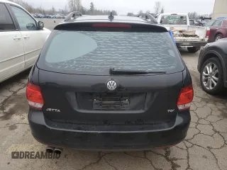 2014 Volkswagen Jetta SportWagen TDI w/Sunroof & Nav with VIN 3VWPL7AJ4EM609163, listed as a Copart auction lot 87769675 with 93,708 mi miles and Salvage Title. Bid and sale history available at carsss.com. Image 6.