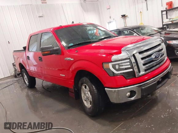 2011 Ford F-150 XLT with VIN 1FTFW1ETXBFC51156, listed as a IAAI auction lot 41653206 with 142,403 mi miles. Bid and sale history available at carsss.com. Image 1.
