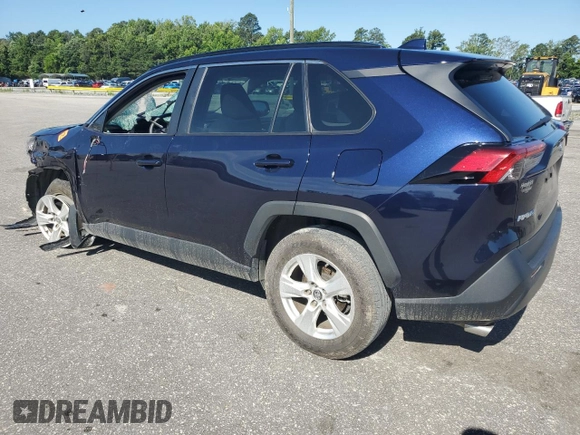 2019 Toyota RAV4 XLE with VIN 2T3W1RFV7KW029959, listed as a Copart auction lot 61825405 with 36,180 mi miles and Salvage title. Bid and sale history available at DreamBid. Image 2.