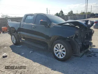 2022 Chevrolet Silverado 1500 Custom with VIN 3GCPABEK9NG523246, listed as a Copart auction lot 48911035 with Not Provided miles and Non Repairable. Bid and sale history available at DreamBid. Image 4.