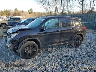 2021 Honda Passport Sport with VIN 5FNYF8H27MB027872, listed as a Copart auction lot 80265984 with 51,071 mi miles and Salvage Title. Bid and sale history available at carsss.com. Image 1.