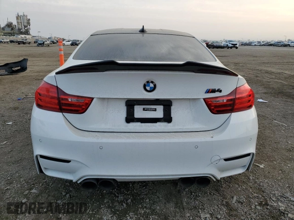 2016 BMW M4 with VIN WBS3R9C57GK335701, listed as a Copart auction lot 82560753 with 54,655 mi miles. Bid and sale history available at carsss.com. Image 6.
