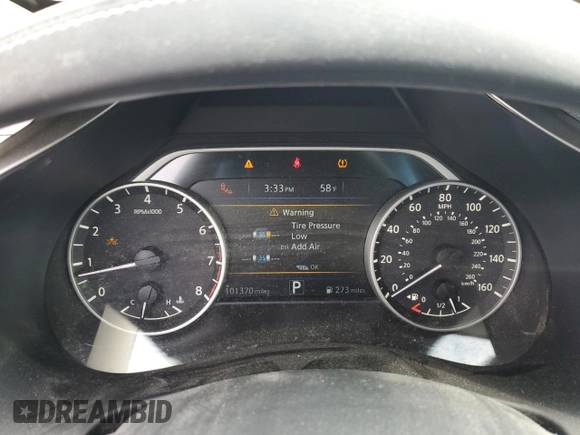 2016 Nissan Murano S with VIN 5N1AZ2MH5GN170255, listed as a Copart auction lot 52790255 with 101,370 mi miles and Salvage Title. Bid and sale history available at carsss.com. Image 9.