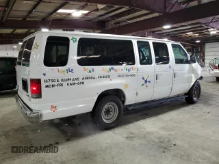 2013 Ford Econoline Passenger XL with VIN 1FBSS3BL4DDA56134, listed as a Copart auction lot 56230655 with 156,113 mi miles and Salvage title. Bid and sale history available at DreamBid. Image 3.