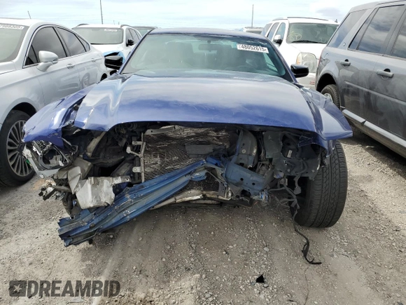 2014 Ford Mustang V6 with VIN 1ZVBP8AM1E5285089, listed as a Copart auction lot 48052615 with Not Provided miles and Salvage Title. Bid and sale history available at carsss.com. Image 5.