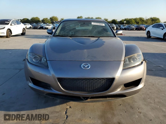 2004 Mazda RX-8 with VIN JM1FE17N040123306, listed as a Copart auction lot 71753604 with 136,794 mi miles and Clean Title. Bid and sale history available at carsss.com. Image 5.