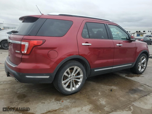 2018 Ford Explorer Limited with VIN 1FM5K7FH2JGB03866, listed as a Copart auction lot 86318694 with 133,616 mi miles and Salvage Title. Bid and sale history available at carsss.com. Image 3.