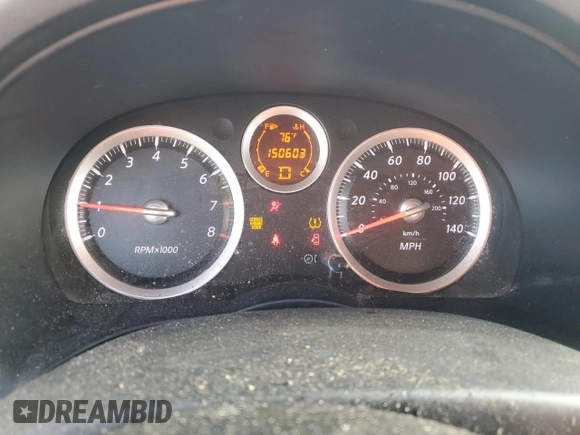 2010 Nissan Sentra S with VIN 3N1AB6AP5AL608262, listed as a Copart auction lot 62288785 with 150,603 mi miles and Salvage title. Bid and sale history available at DreamBid. Image 9.