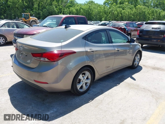 2016 Hyundai Elantra SE with VIN 5NPDH4AE3GH709935, listed as a IAAI auction lot 42292751 with 158,140 mi miles and . Bid and sale history available at DreamBid. Image 4.