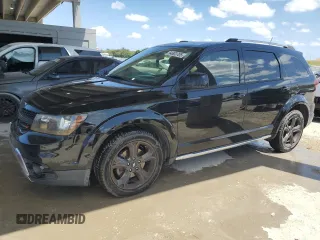 2018 Dodge Journey Crossroad with VIN 3C4PDCGG4JT517135, listed as a Copart auction lot 54603705 with 160,491 mi miles and Salvage title. Bid and sale history available at DreamBid. Image 1.