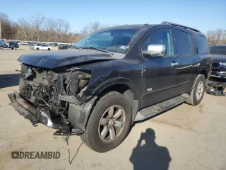 2008 Nissan Armada SE z VIN 5N1AA08C78N614666, wystawiony jako Copart lot #79279264 z przebiegiem 200 381 mil mil oraz Czysty tytuł • Clean title. Historia ofert i sprzedaży dostępna na DreamBid. Obrazek 1.